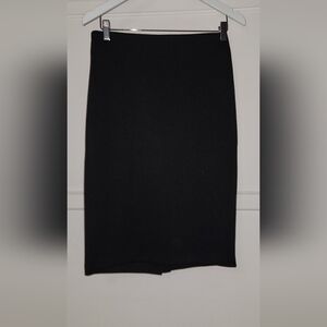 Philosophy Classic Black Pencil Skirt Size 4